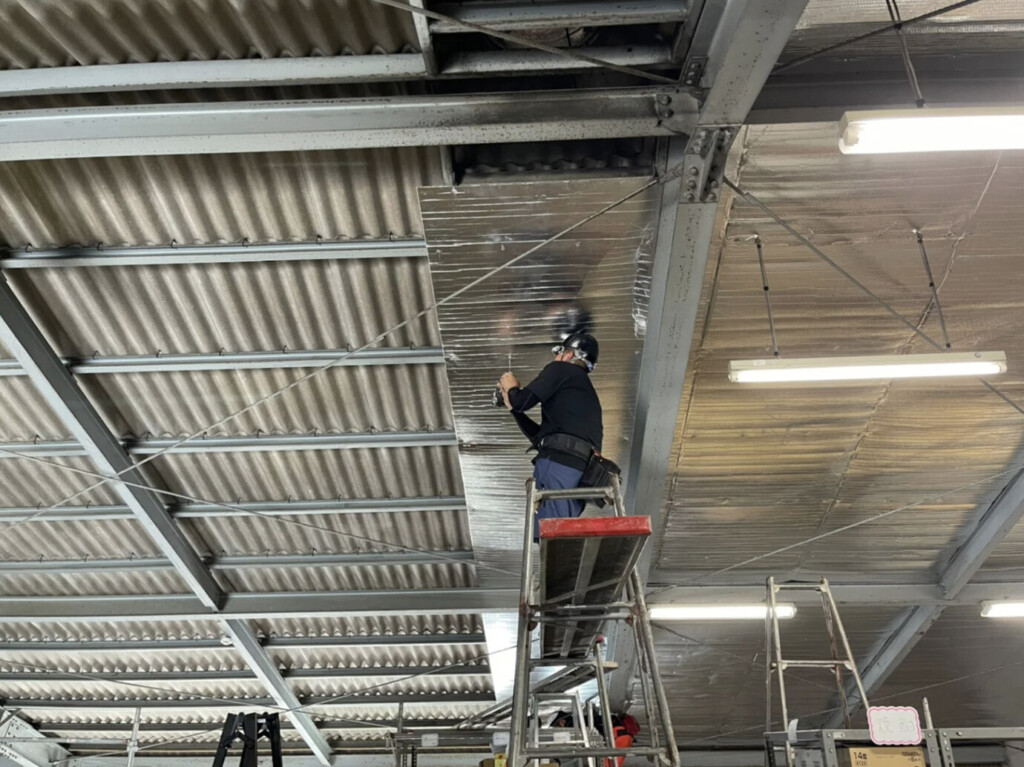 屋根の施工写真